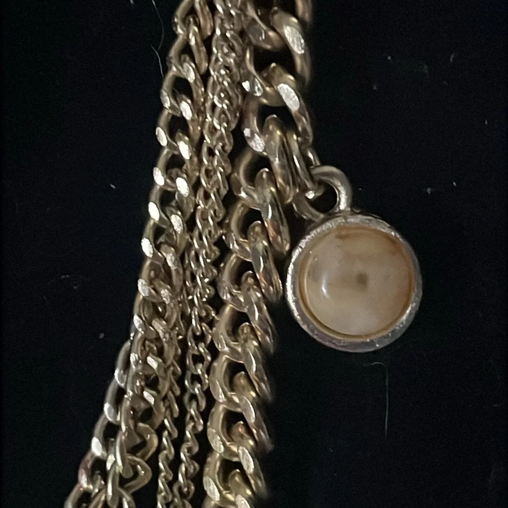 Vintage multi stone multi stran necklace